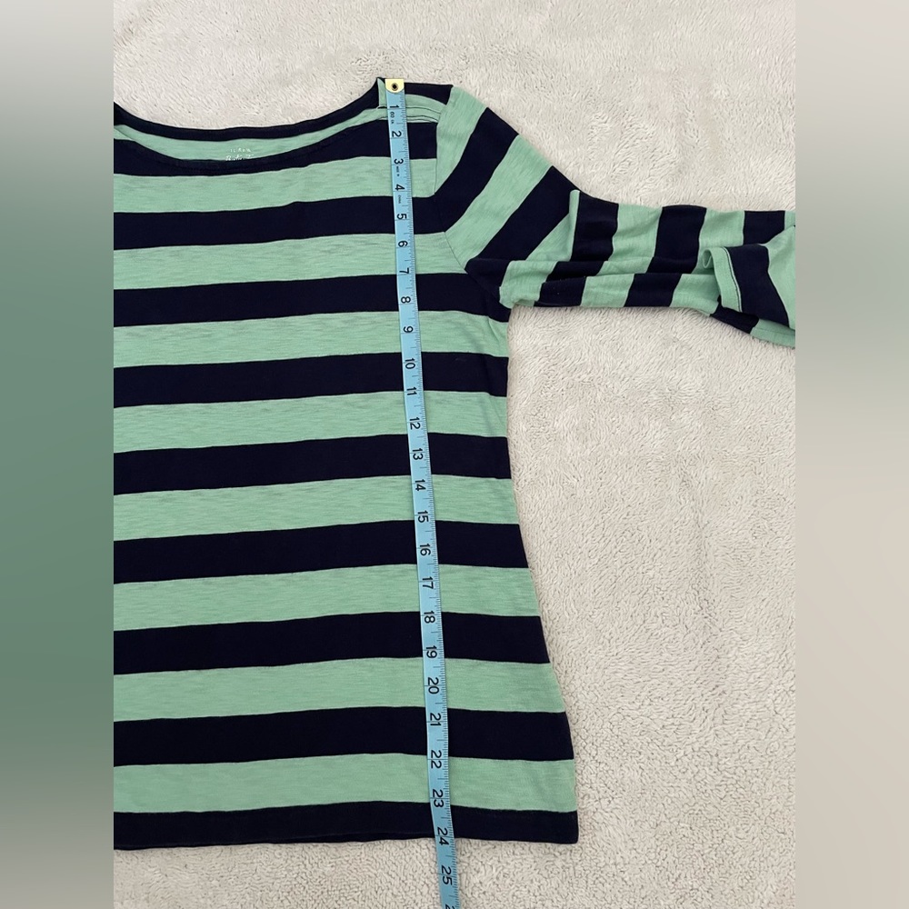 J Crew Painter Tee Long Sleeve 100% Cotton Size M - Picture 6 of 8